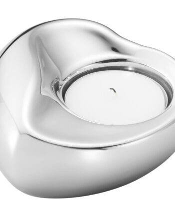 Georg Jensen Heart Fyrfadsstage  Rustfrit Stål