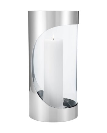 Georg Jensen Chrome Contours Lysestage 33 Cm
