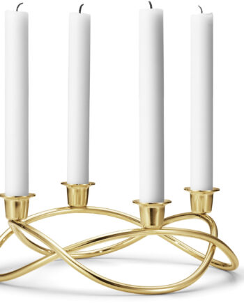 Georg Jensen Season Lysestage Guld