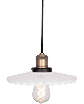 Globen Lighting Cobbler Pendel 25 Cm  Hvid