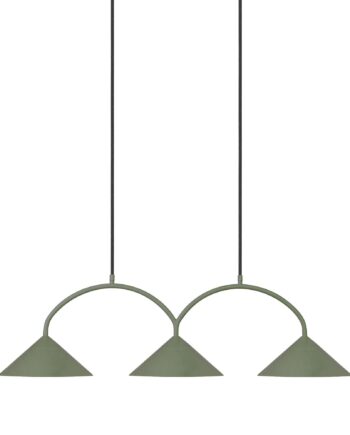 Globen Lighting Pendel Curve   Lampe  Grøn