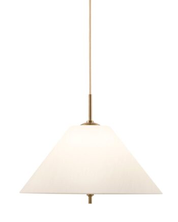 Globen Lighting Iris Pendel Lampe 25 Cm  Creme