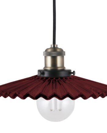 Globen Lighting Pendel Cobbler 25  Burgundy