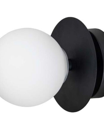 Globen Lighting Plafond Væg Art Deco Lampe  Hvid Sort