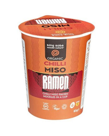 Glutenfri Chili Miso Ramen Instant Kupnudler