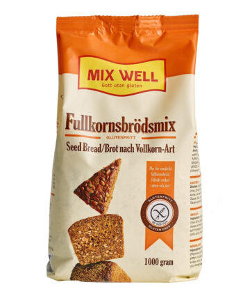 Glutenfri Fuldkornsbrød Melmix Mix Well 204