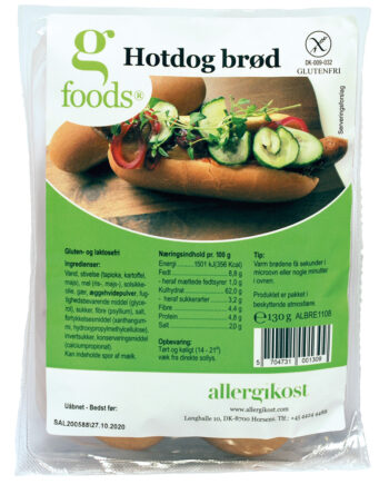 Glutenfri Hotdogbrød