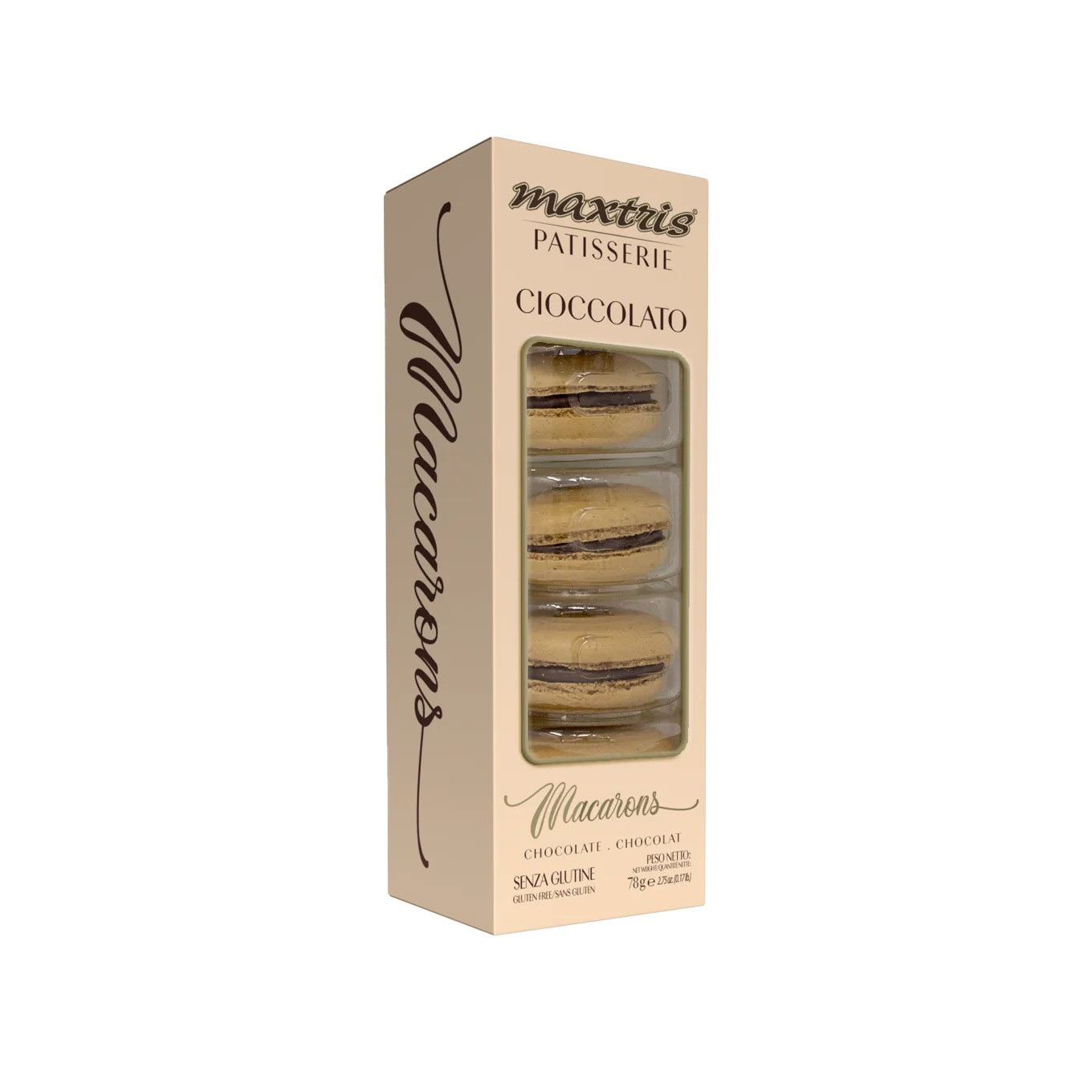 Glutenfri Macarons Chokolade