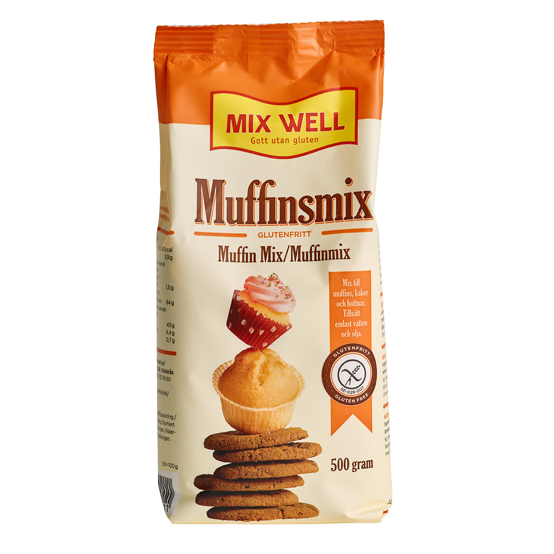 Glutenfri Muffinmix Mix Well 201