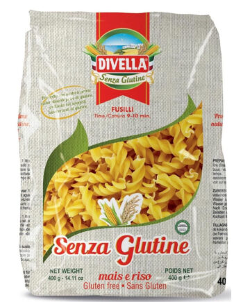Glutenfri Pastaskruer Fusilli Divella
