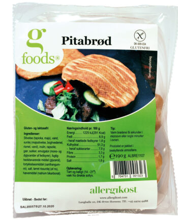 Glutenfri Pitabrød