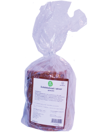 Glutenfri Solsikkebrød   Skiver