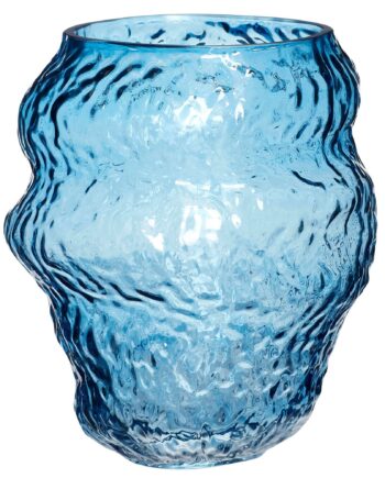 Hübsch Aurora Vase 18 Cm  Blå