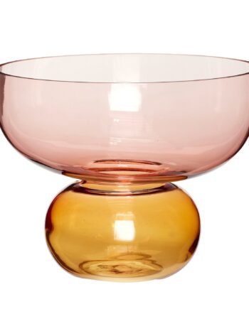 Hübsch Show Vase 25 Cm  Rav Lyserød