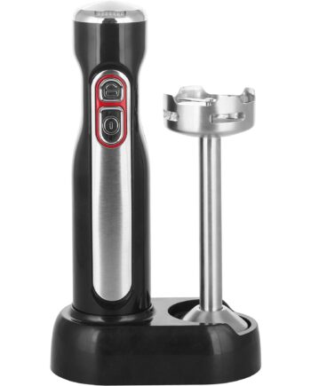 Hã Ws Sbt100 Ledningsfri Stavblender Med Beholder  Sort Rustfrit Stål