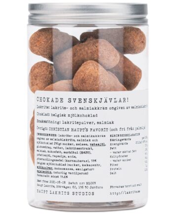 Haupt Lakrits Chokolade Svenskjävlar  250