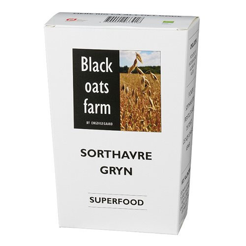 Havregryn Sorthavre Grovvalsede 330g Engdigegaard Black Oats Farm