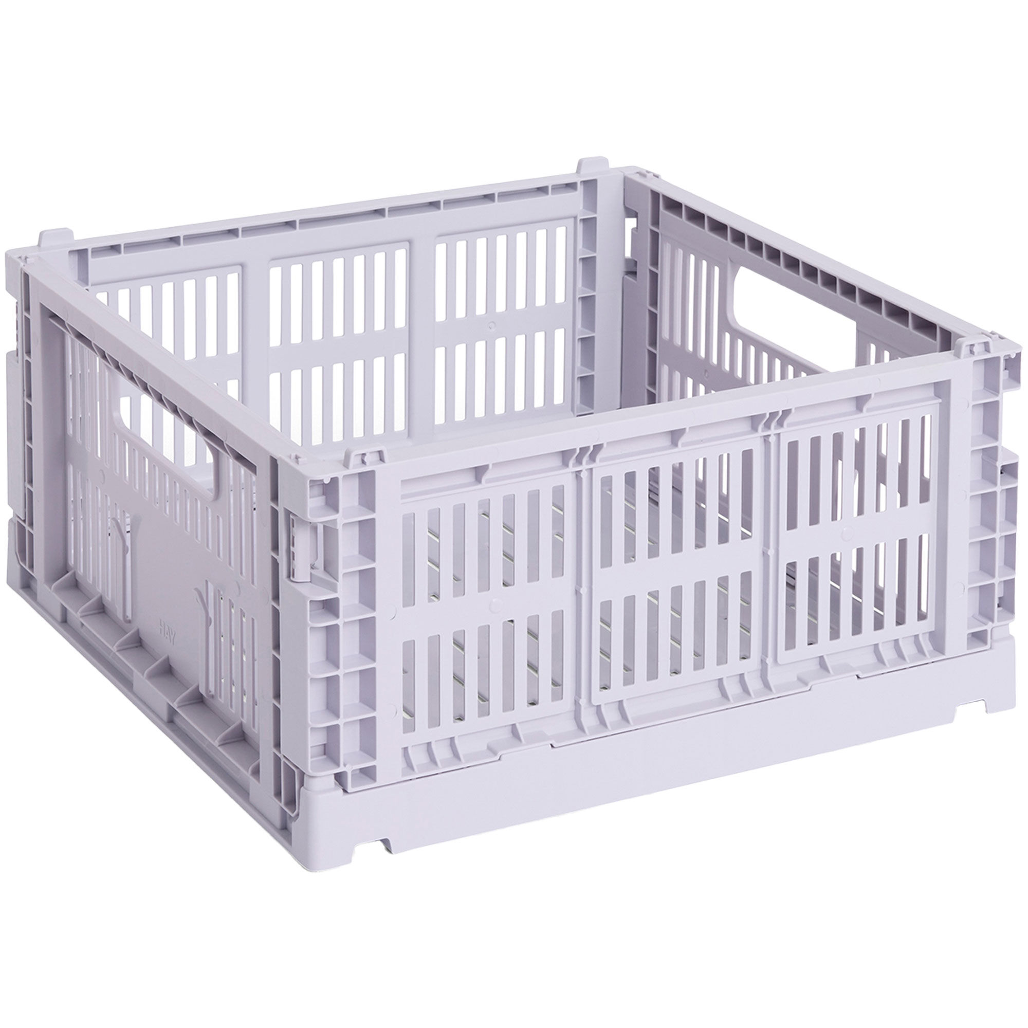 Hay Colour Crate Medium Square Opbevaringskasse Lavendel