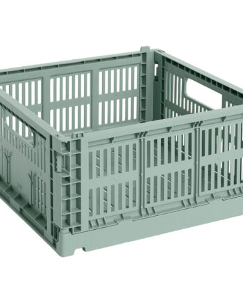 Hay Colour Crate Medium Square Opbevaringskasse  Sage Green