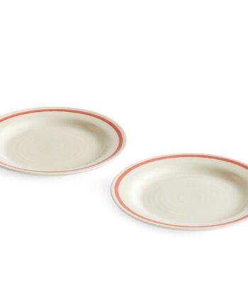 Hay Sobremesa Tallerken 18   Cm   -pack  Rød
