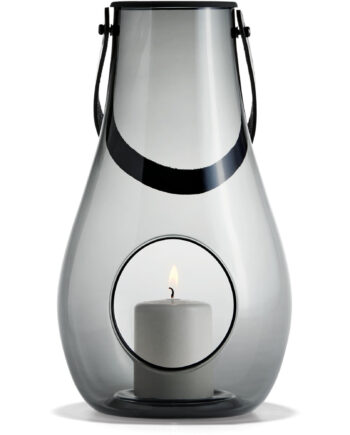Holmegaard Design With Light Lanterne  29 Cm  Røggrå