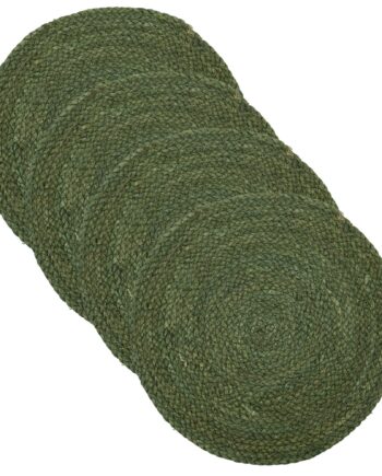 House Doctor Circle Bordskåmatte 38 Cm  Grøn Natur