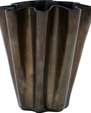 House Doctor Flood Vase ø12   Antik Brun