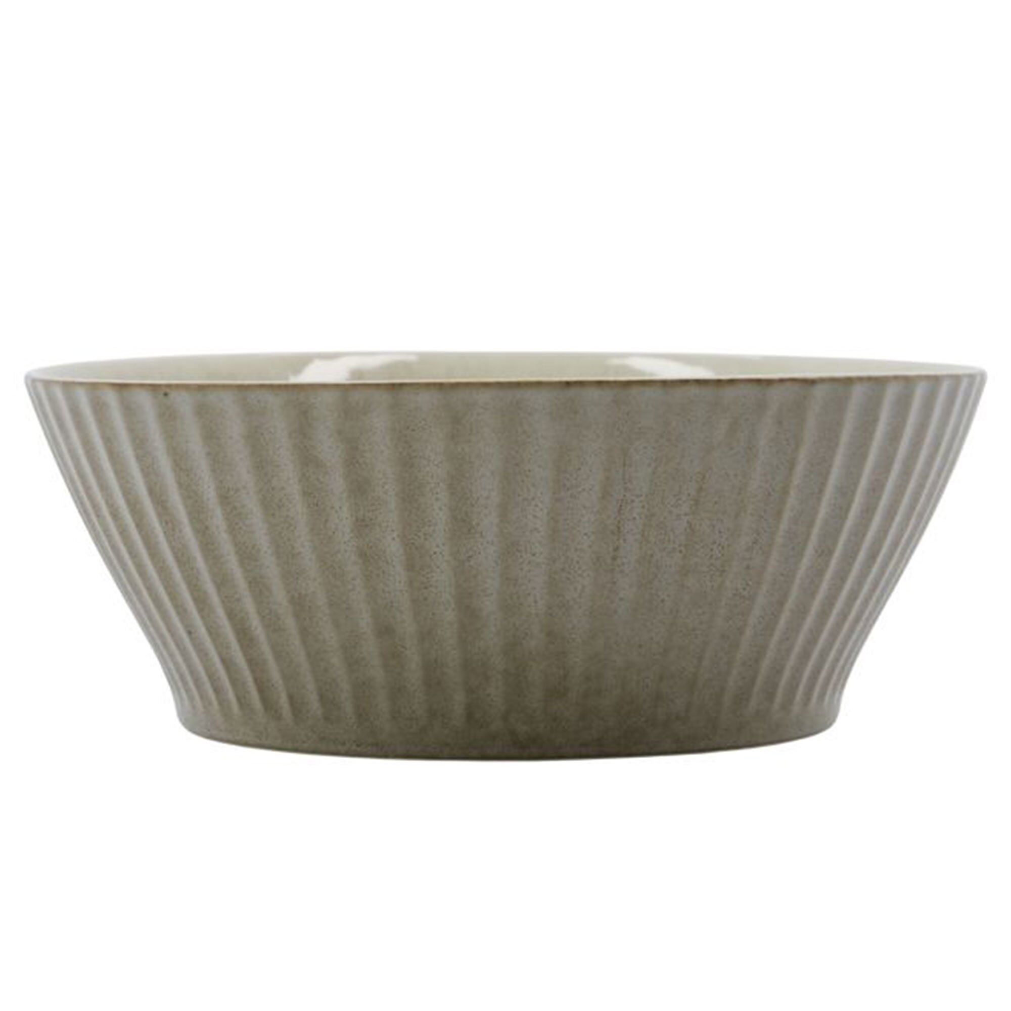 House Doctor Skål Pleat ø19 Cm  Grå Brun