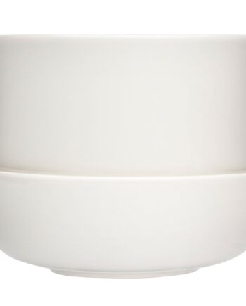 Iittala Nappula Urtepotte Med Underskål 17 X13 Cm  Hvid