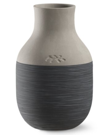 Kähler Omaggio Circulare Vase 12   Cm  Antracitgrå