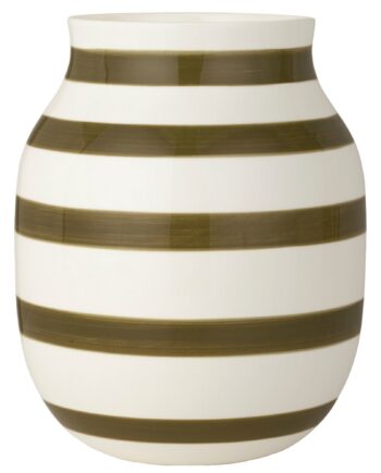 Kähler Omaggio Vase  Olivengrøn
