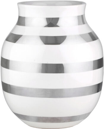 Kähler Omaggio Vase Sølv 20 Cm