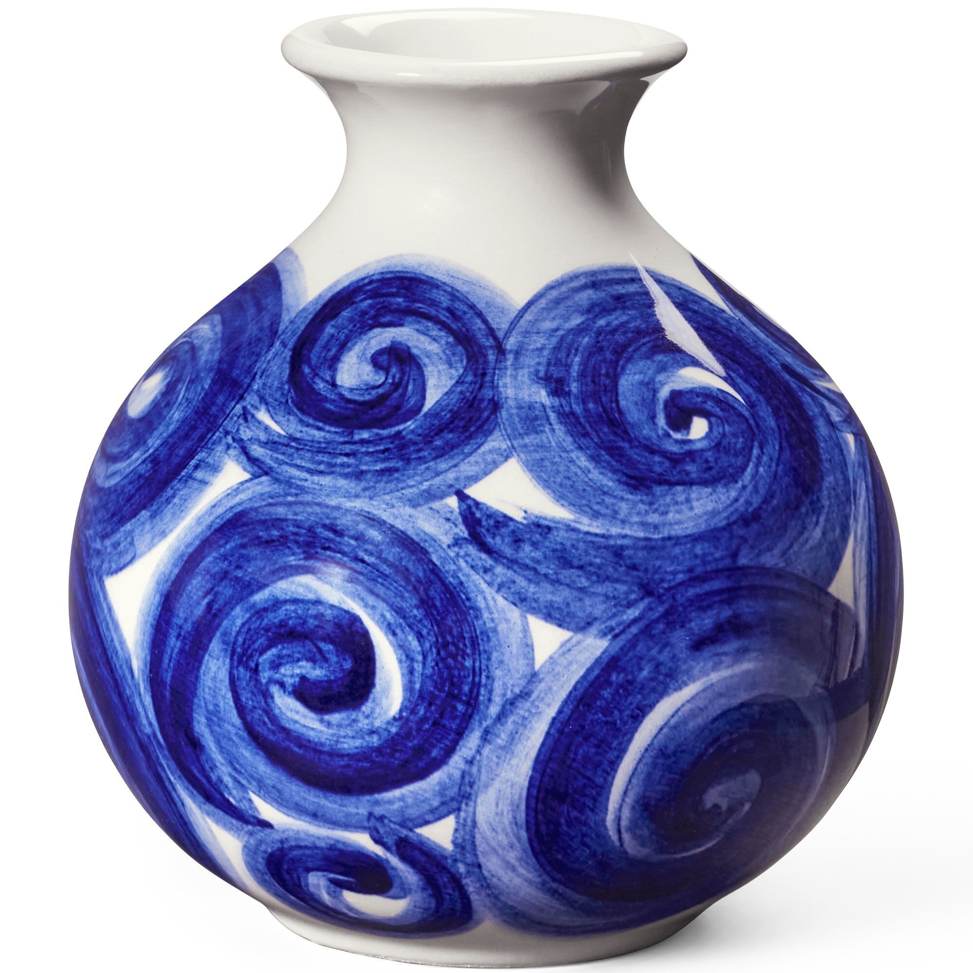Kähler Tulle Vase 10 Cm Blå