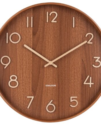 Karlsson Pure Vægur 60 Cm  Dark Wood