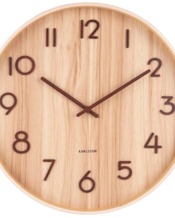 Karlsson Pure Vægur 60 Cm  Light Wood