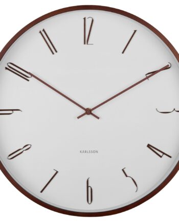 Karlsson Scandia Vægur 40 Cm  White