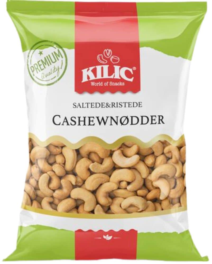 Kilic Saltristede Cashewnødder 800