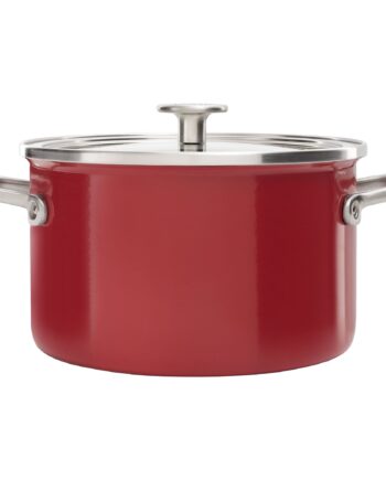 Kitchenaid Cookware Collection Gryde   Låg 20 Cm  Rød