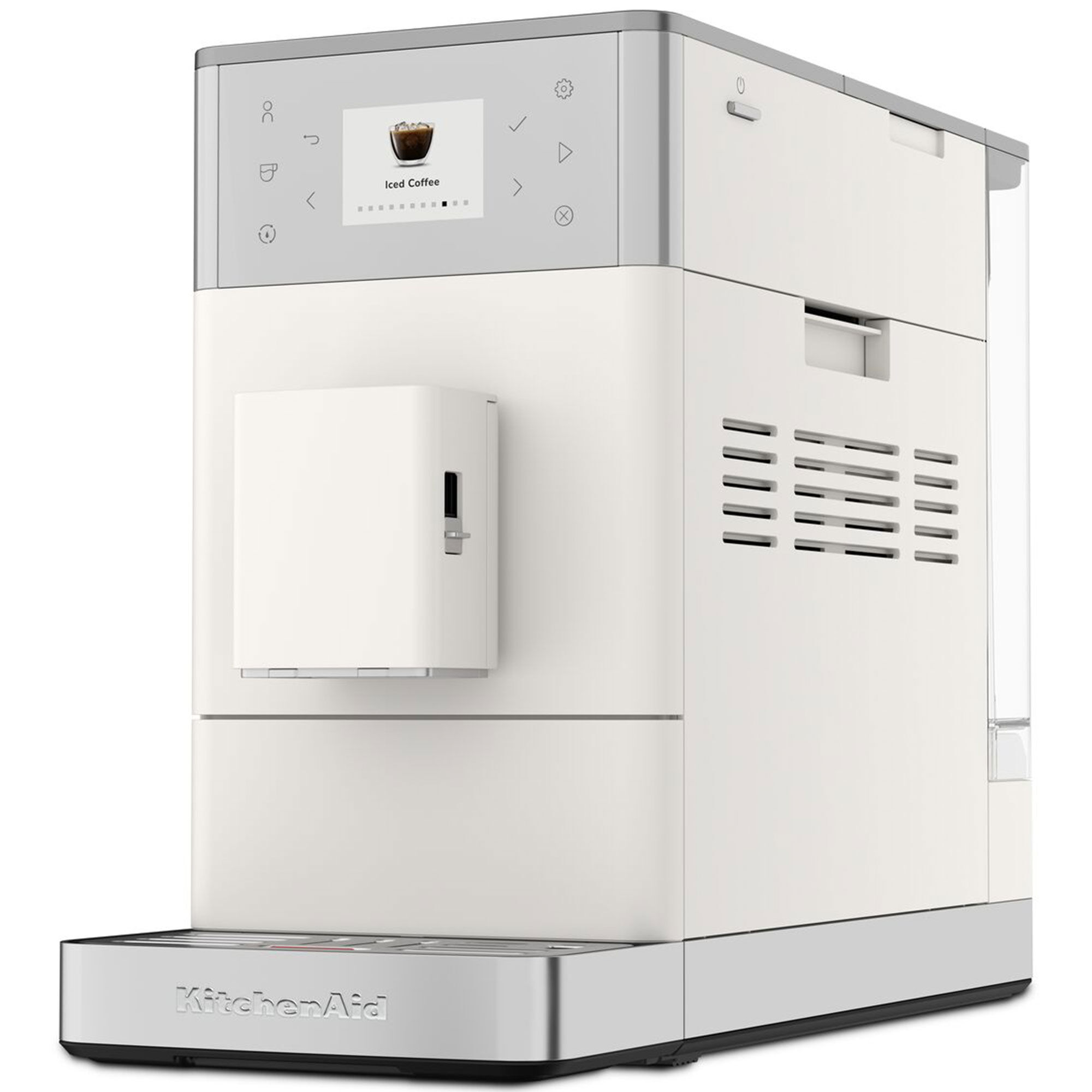 Kitchenaid Fuldautomatisk Espressomaskine Kf3 Med Iskaffe-funktion  Porcelain White
