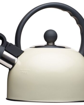 Kitchen Craft Fløjtekedel     Liter Beige