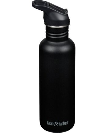 Klean Kanteen Classic Flip Seal Sport Vandflaske 800ml  Sort