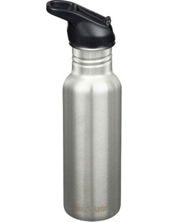 Klean Kanteen Classic Narrow Flip Sport Vandflaske 532 Ml  Børstet Stål