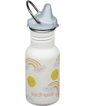 Klean Kanteen Kid Classic Narrow Sippy Børnekop Med Tud 355 Ml  Rainbows
