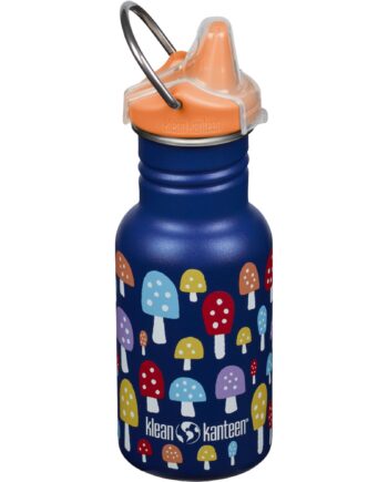 Klean Kanteen Kid Classic Narrow Sippy Børnekop Med Tud 355 Ml  Svampe