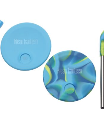 Klean Kanteen Kid Cup Straw Lid Sugerørslåg  Blue Tie Dye    Stk