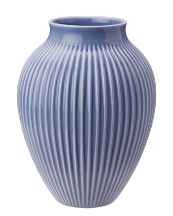 Knabstrup Ripple Vase 20 Cm  Lavender