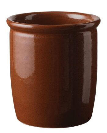 Knabstrup Syltekrukke   Liter  Terracotta