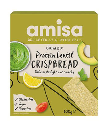 Knækbrød Med Linser Glutenfri Og økologisk