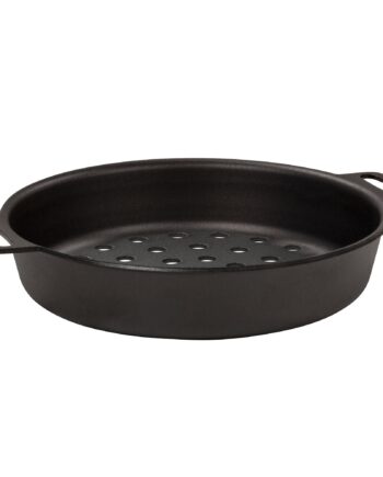 Kockums Jernverk Perforeret Grillform  24 Cm  Kulstofstål