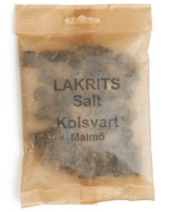Kolsvart Salt Lakrids  120